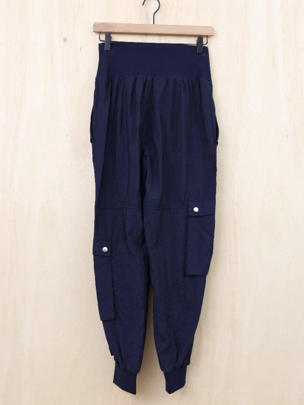 NWOT Cinq A‎ Sept Harmony Parachute Pant Navy Blue Size Small - Picture 4 of 5